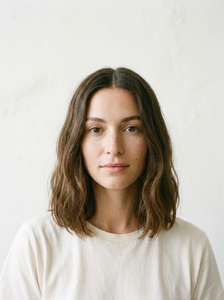 Long Bob mit Mittelscheitel - Long Bob Frisur